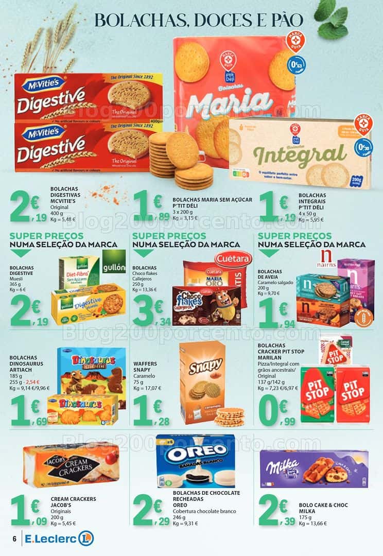 Antevisão Folheto E-LECLERC Especial Pequeno Almoço Promoções de 21 abril a 3 maio